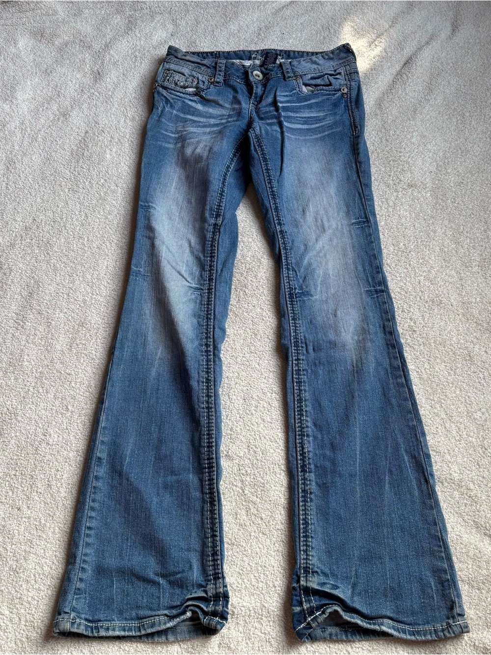 Early 2000s Y2K Amethyst Jeans Women’s Blue Boot Cut Jeans